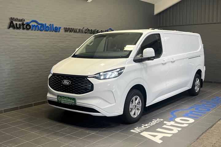 Hvid Ford E-Transit Custom 340 L2 fra 2026