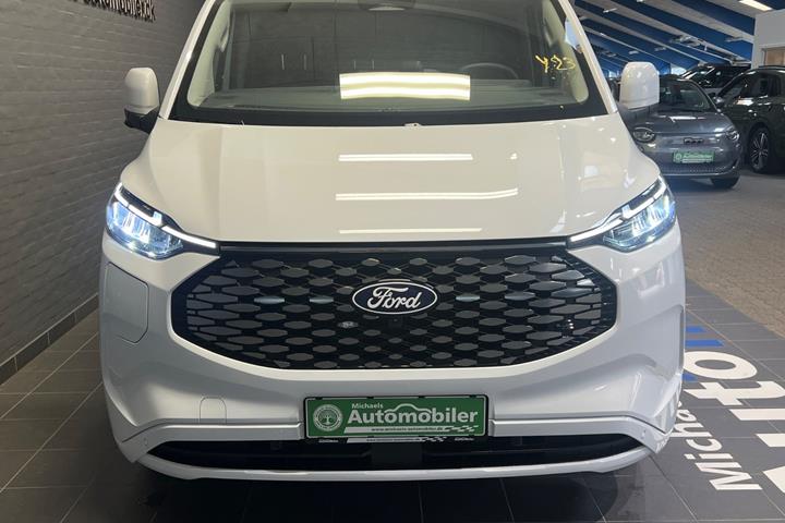 Hvid Ford E-Transit Custom 340 L2 fra 2026