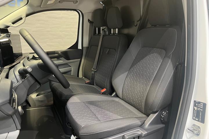Hvid Ford E-Transit Custom 340 L2 fra 2026