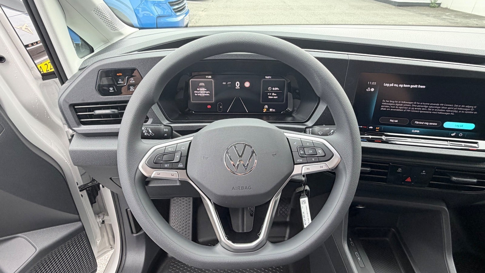 Gul VW Caddy fra 2026