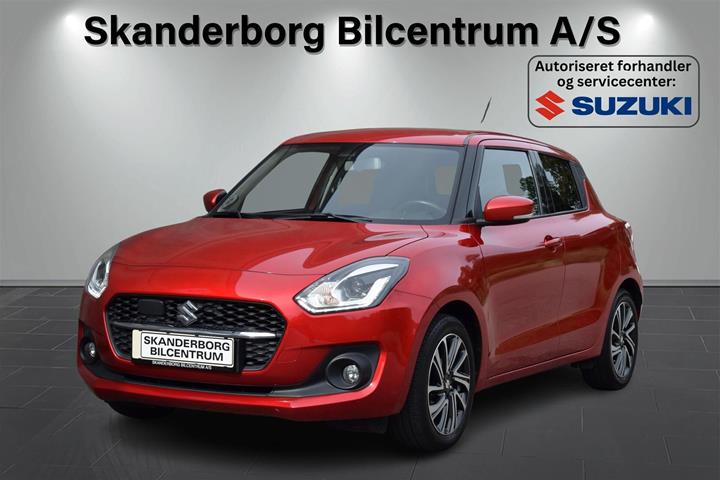Rød Suzuki Swift fra 2021