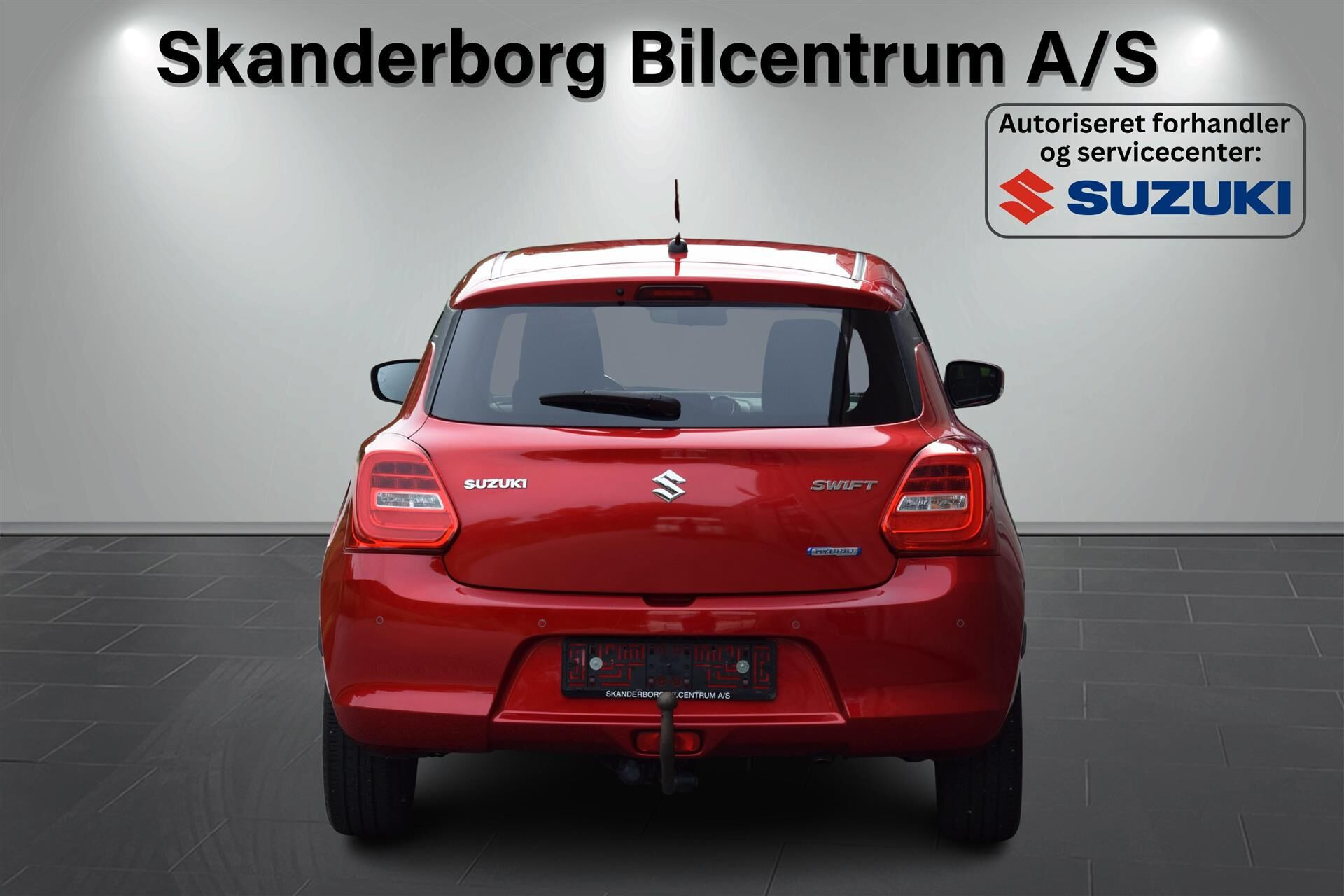 Rød Suzuki Swift fra 2021