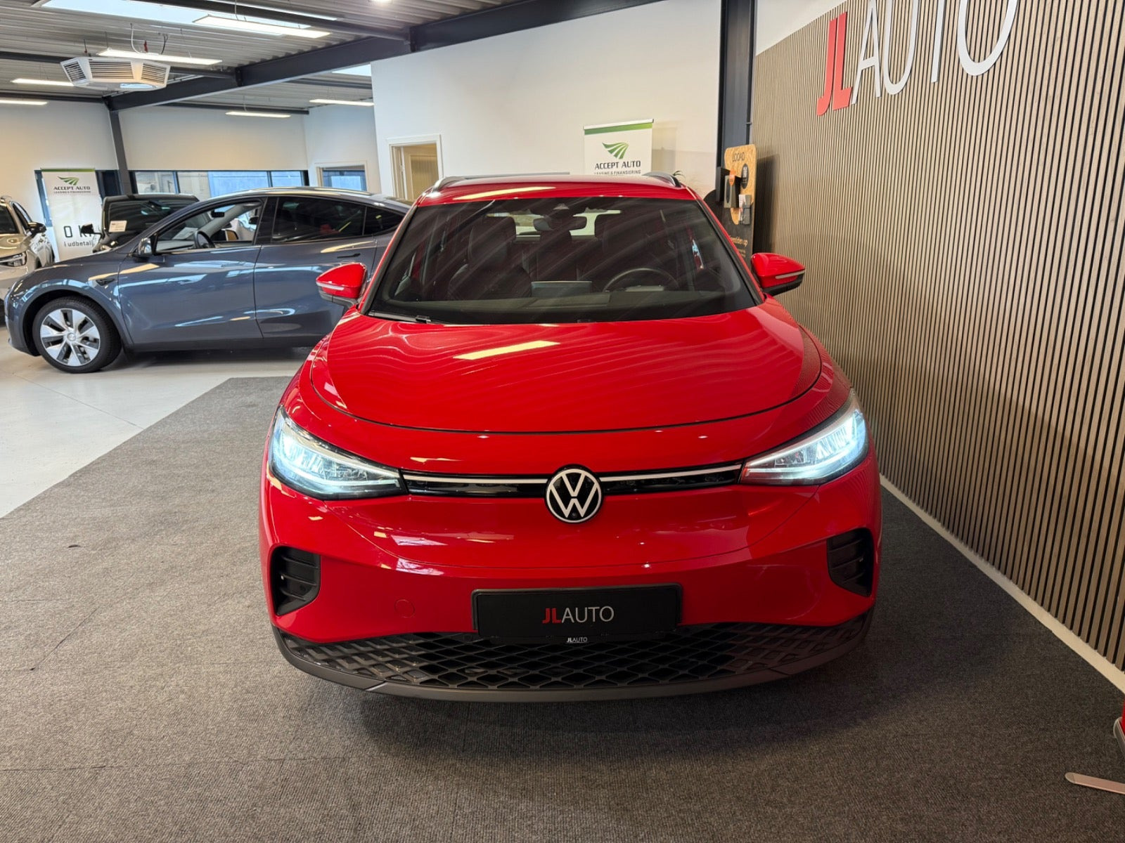 Rød VW ID.4 fra 2023
