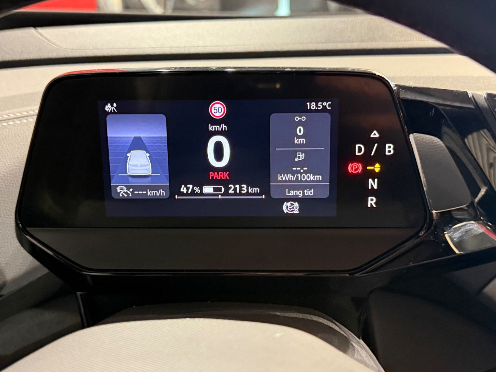 Rød VW ID.4 fra 2023