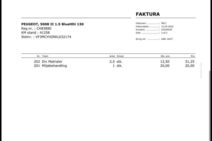 undefined Peugeot 5008 fra 2019