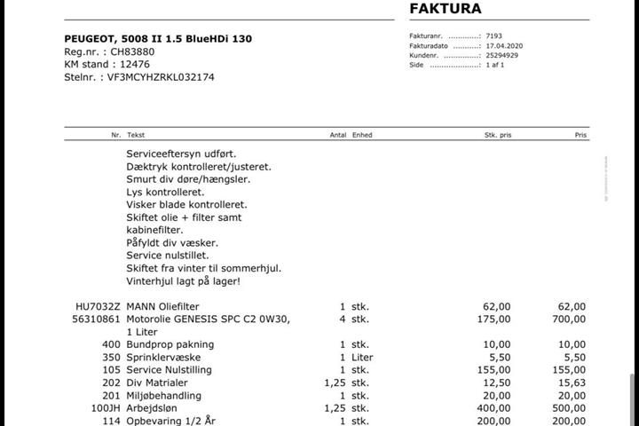 undefined Peugeot 5008 fra 2019