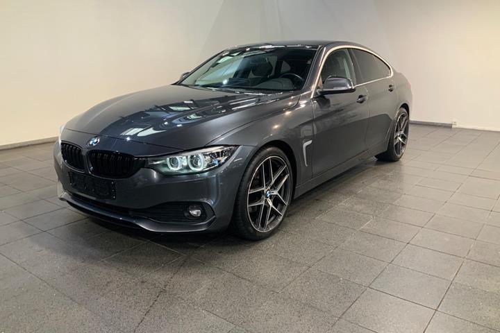 Grå BMW 420d fra 2019 set udefra