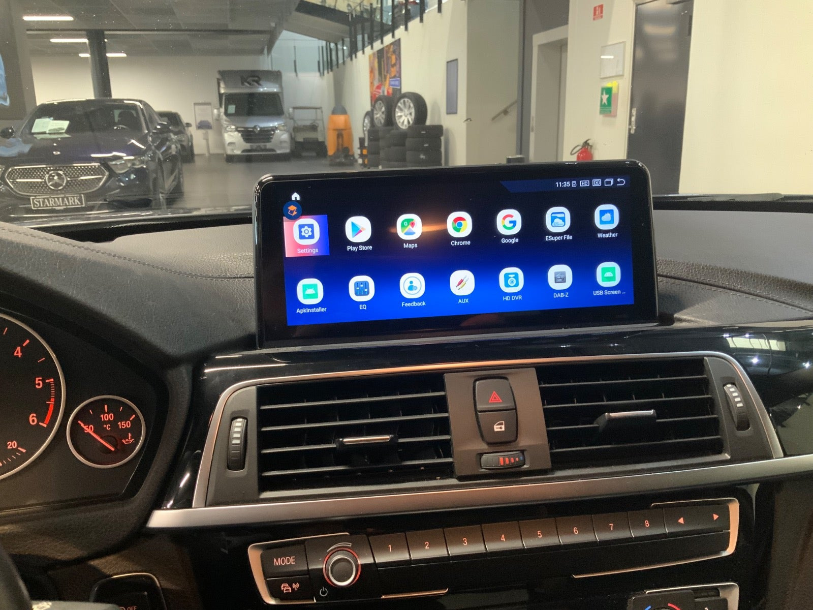 Grå BMW 420d fra 2019