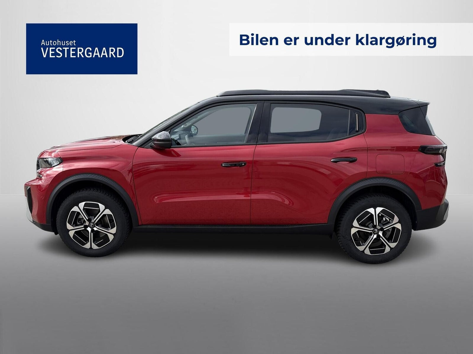 Rød Citroën e-C3 Aircross fra 2025