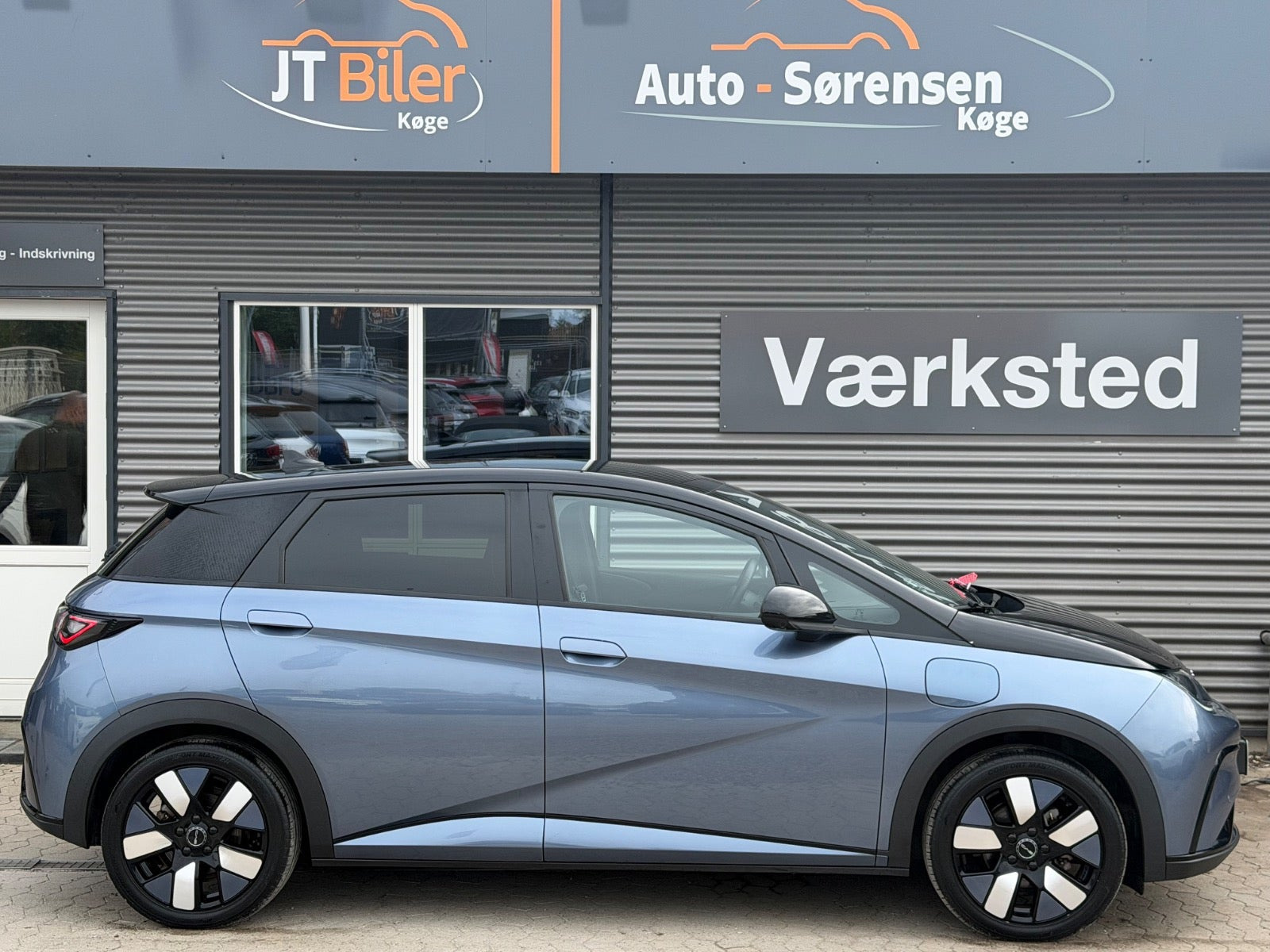 Blå BYD Dolphin fra 2023