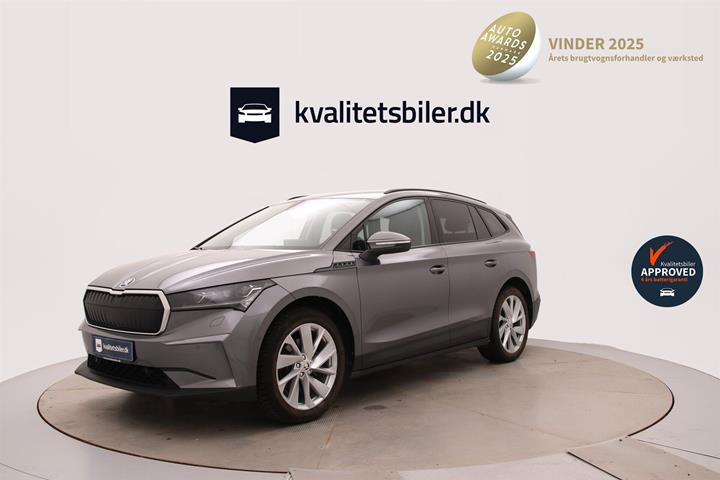 Grå Skoda Enyaq fra 2022