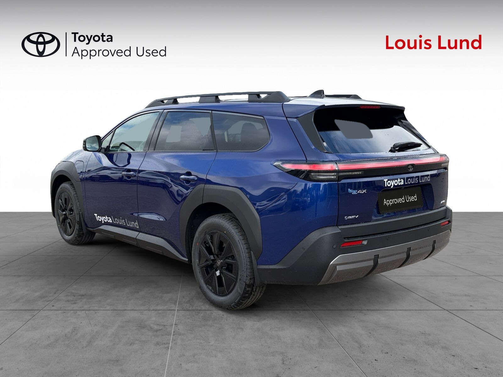 Blå Toyota bZ4X Touring fra 2026