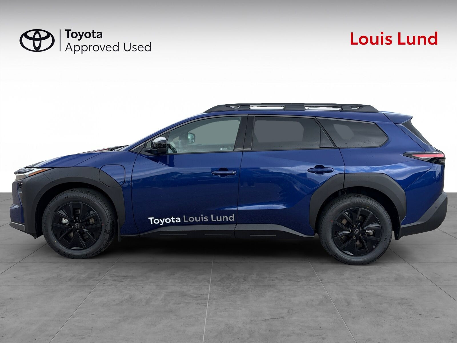 Blå Toyota bZ4X Touring fra 2026