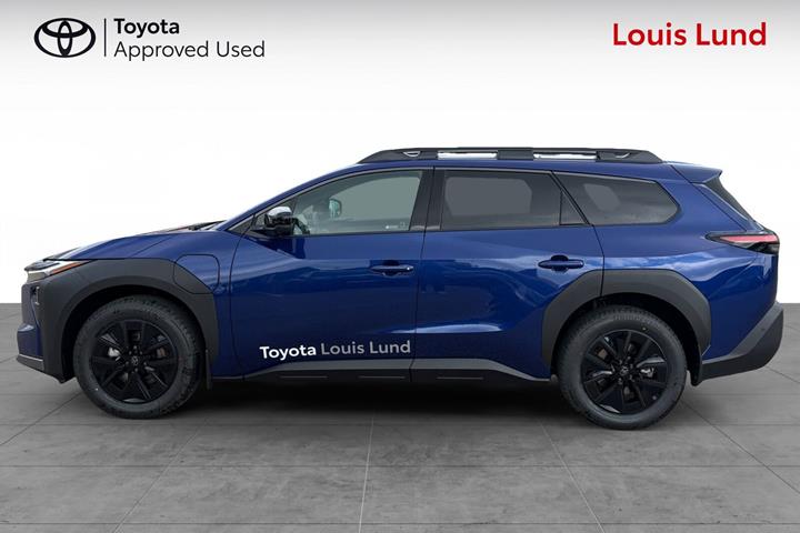 Blå Toyota bZ4X Touring fra 2026