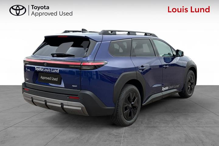 Blå Toyota bZ4X Touring fra 2026