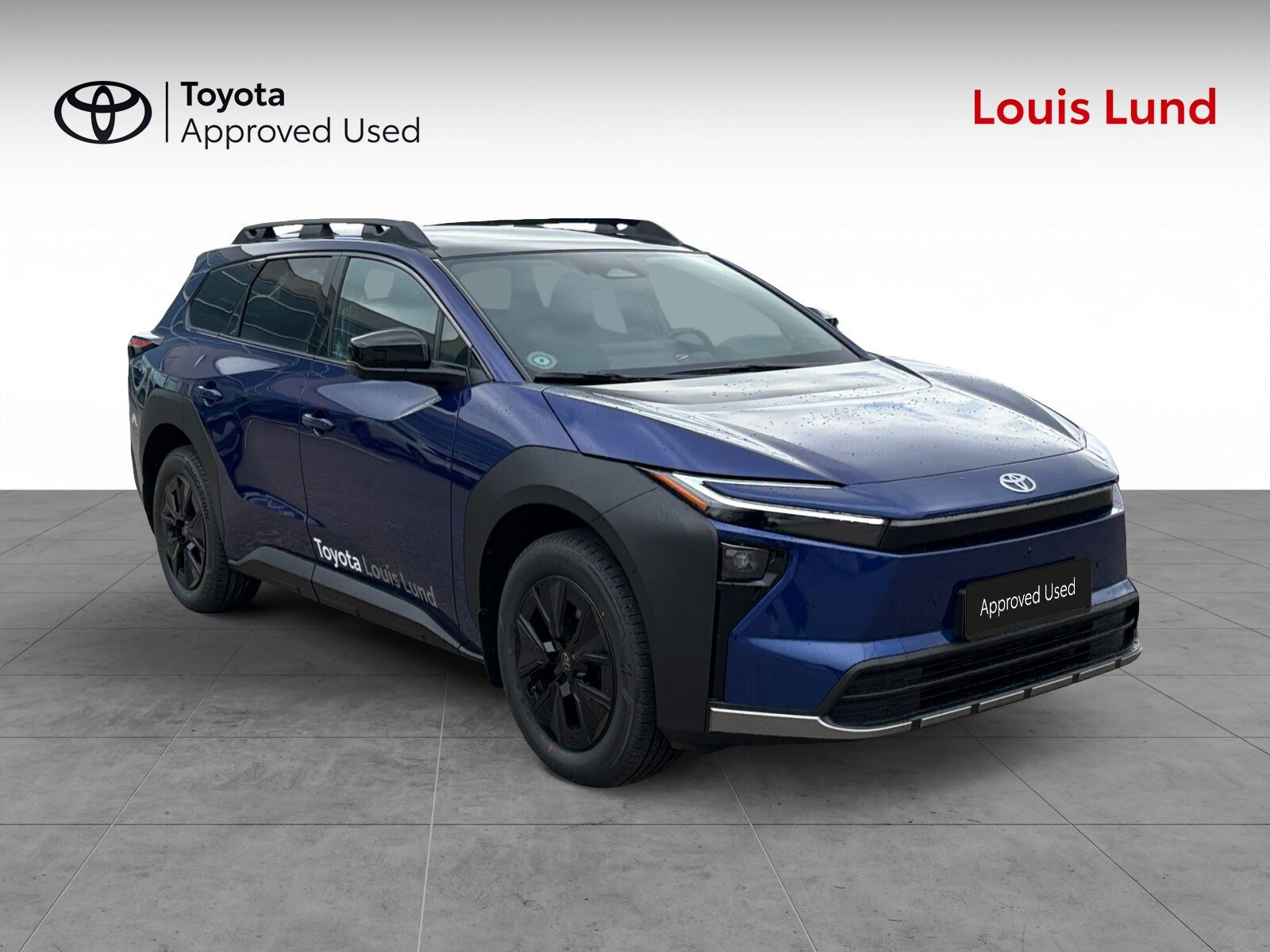 Blå Toyota bZ4X Touring fra 2026