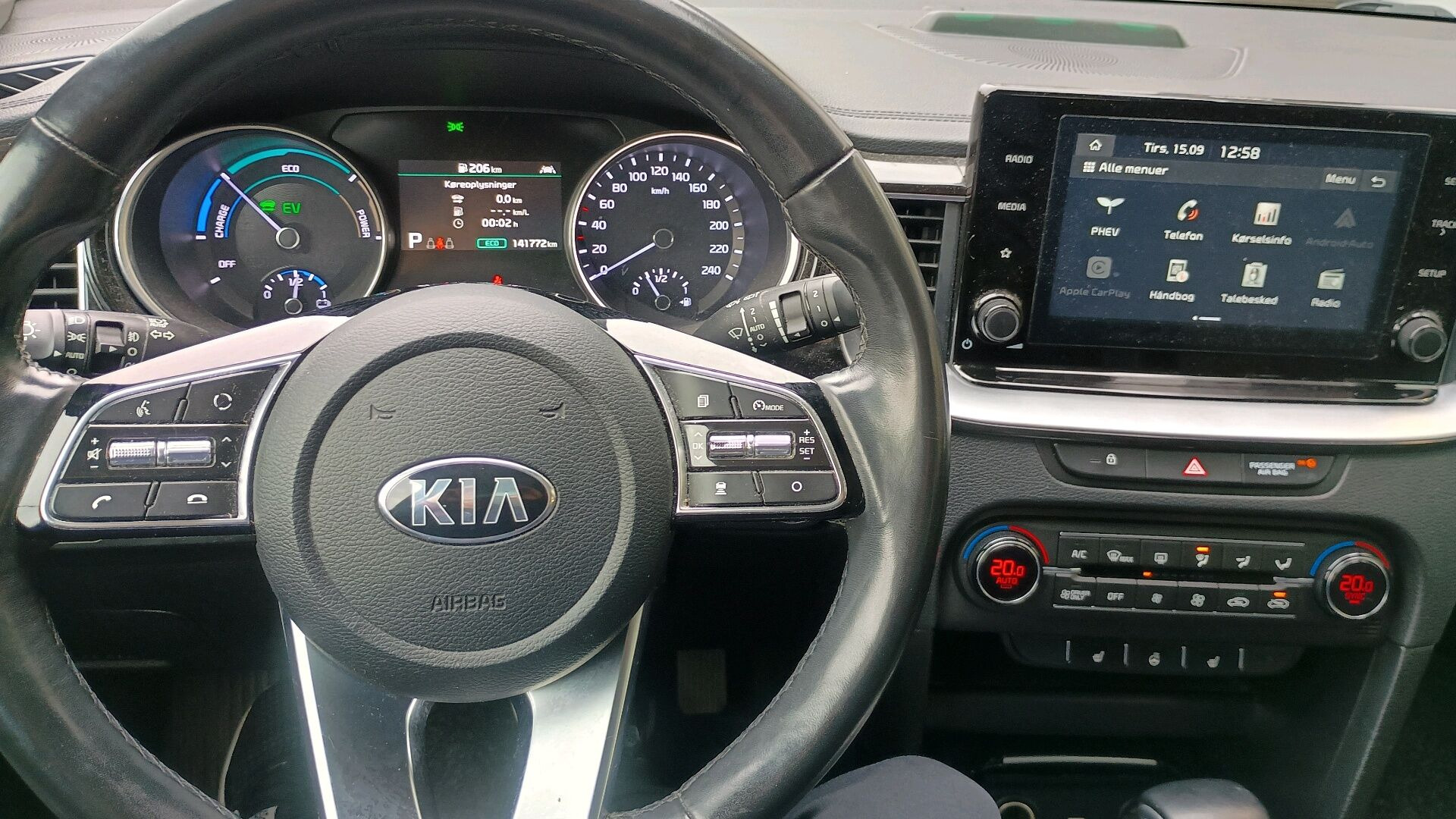 Hvid Kia Ceed fra 2020