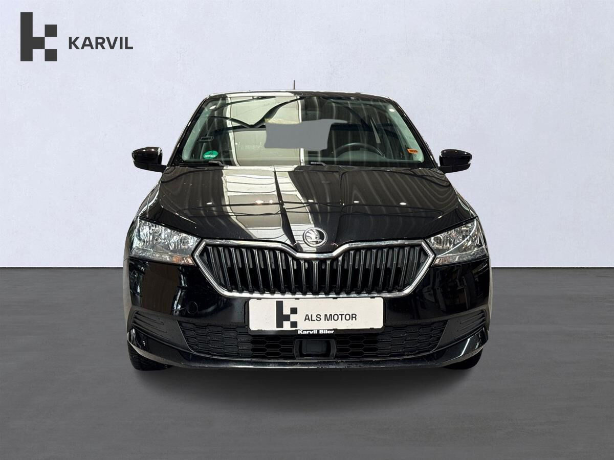 Sort Skoda Fabia fra 2020