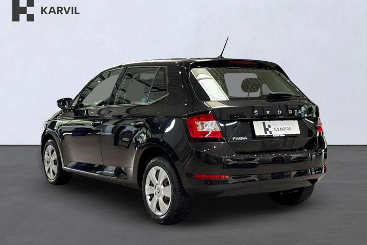 Sort Skoda Fabia fra 2020