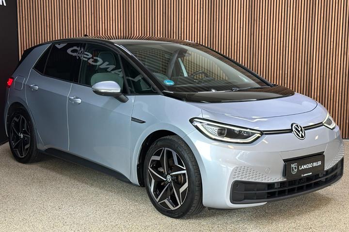 Sølv VW ID.3 fra 2021