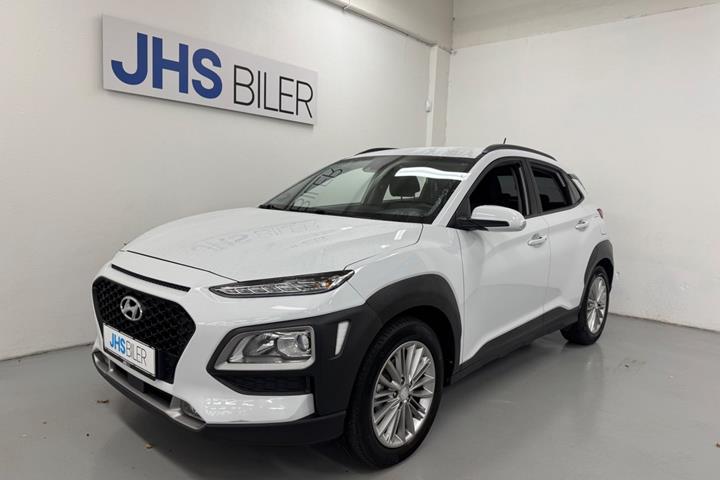 Hvid Hyundai Kona fra 2017