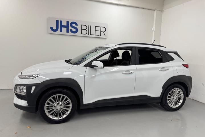 Hvid Hyundai Kona fra 2017