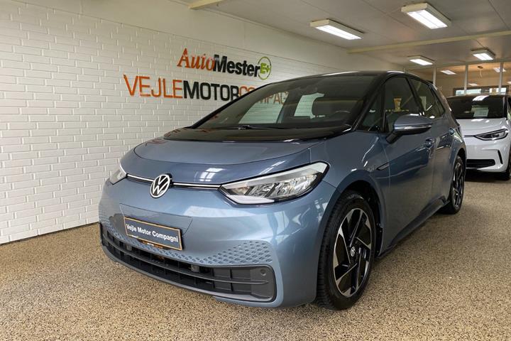 Blå VW ID.3 fra 2021