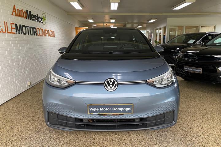 Blå VW ID.3 fra 2021