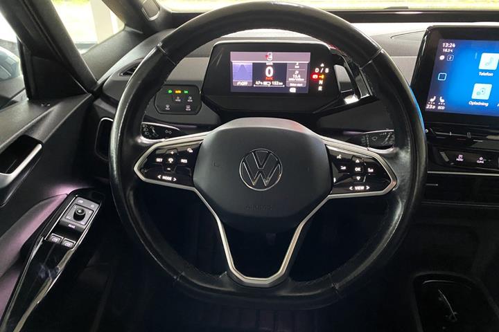 Blå VW ID.3 fra 2021