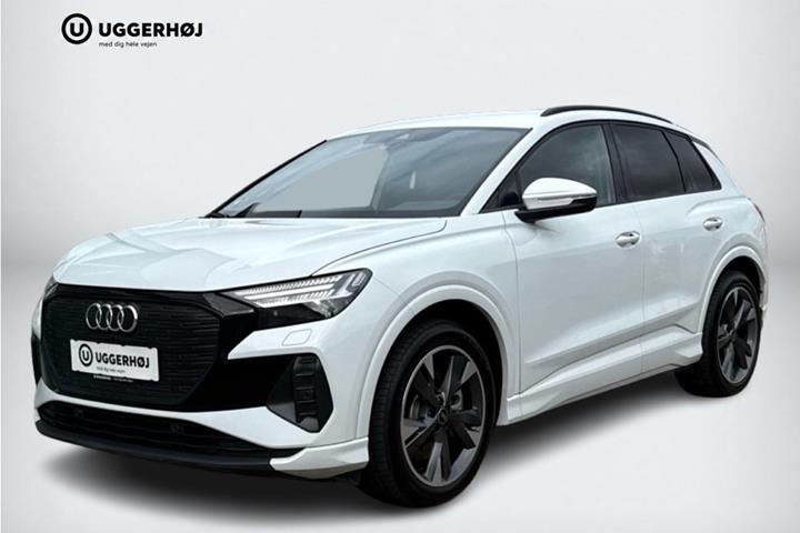 Hvid Audi Q4 e-tron fra 2025