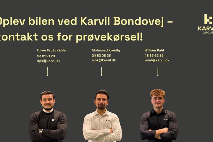 Blå Mini Cooper SE fra 2022