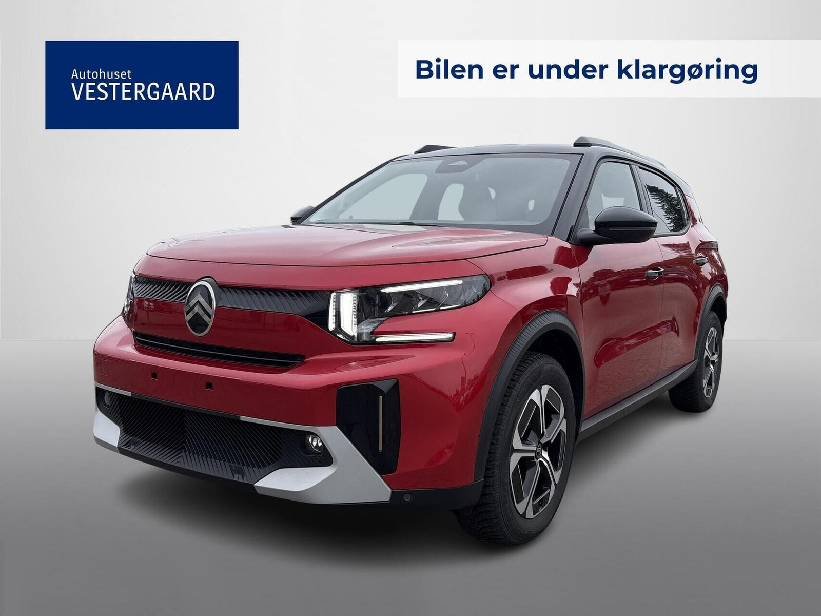 Rød Citroën e-C3 Aircross fra 2025