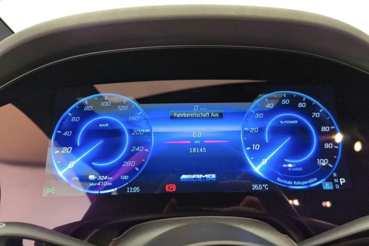 Sort Mercedes EQS53 fra 2022
