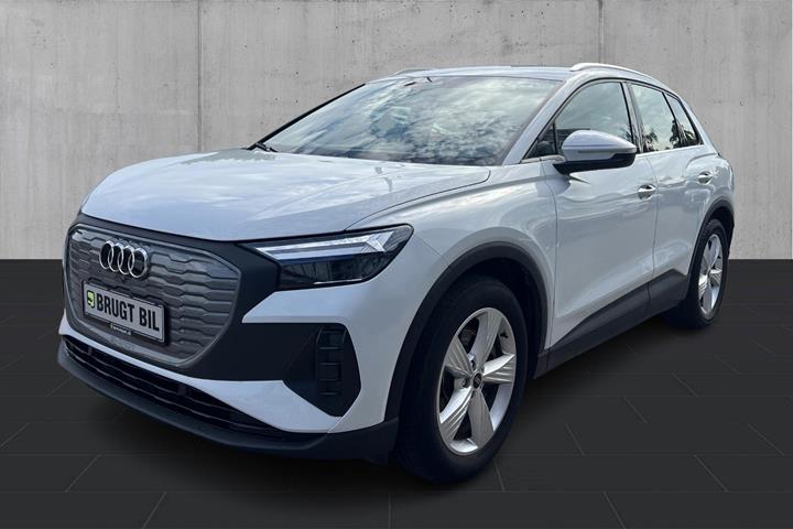 Hvid Audi Q4 e-tron fra 2023