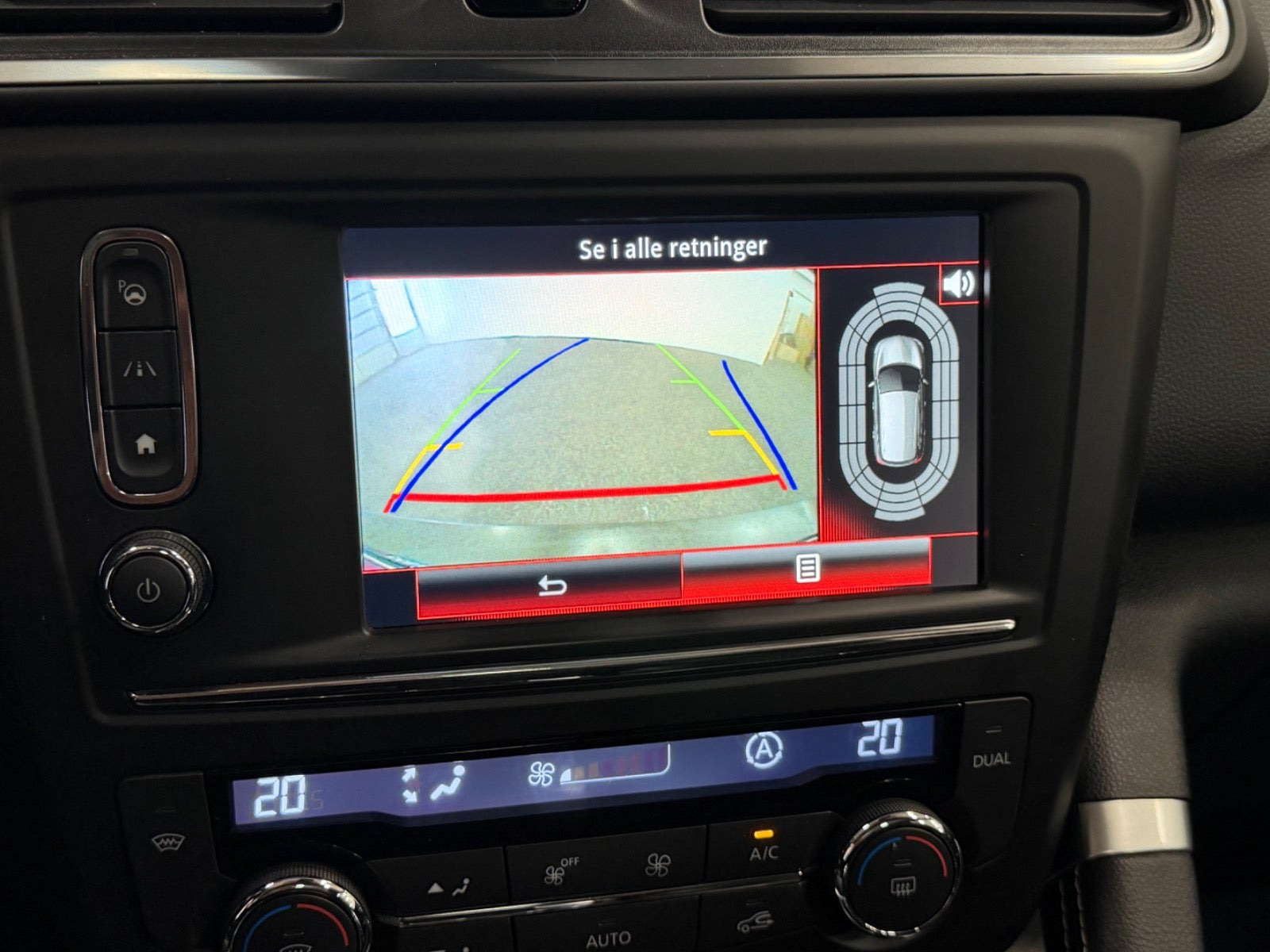 Rød Renault Kadjar fra 2017