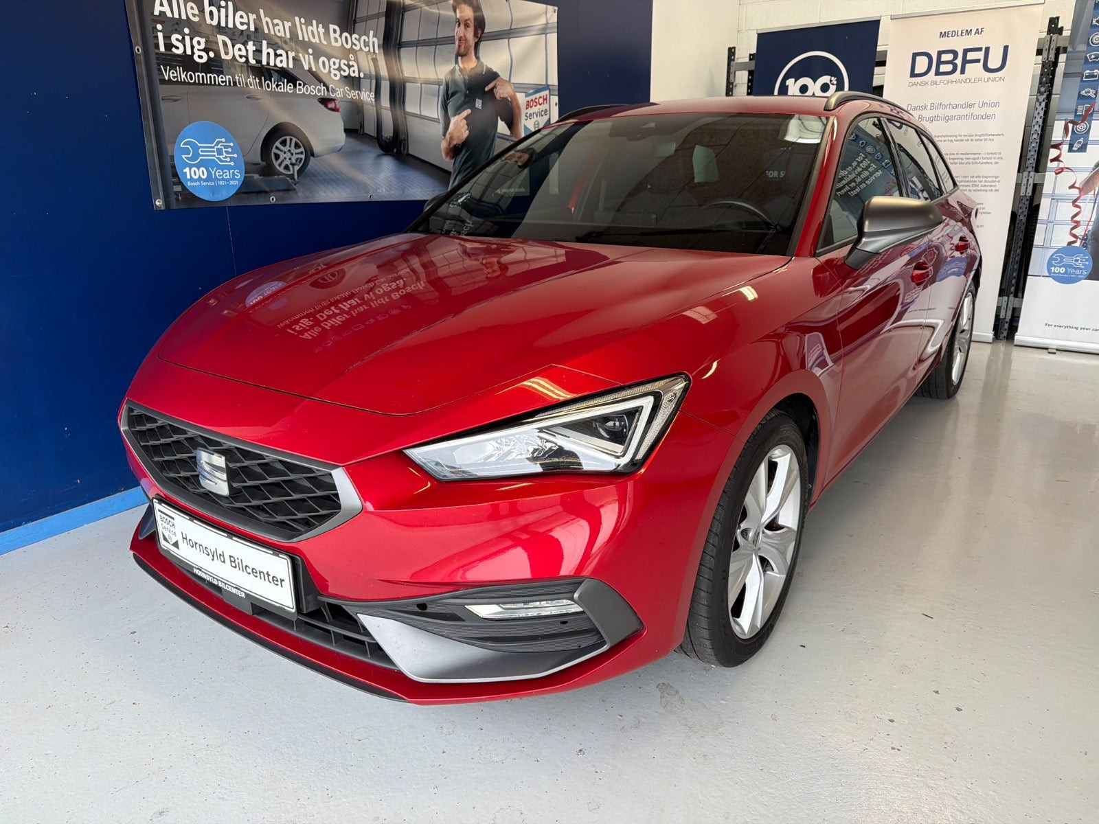 Rød Seat Leon fra 2020