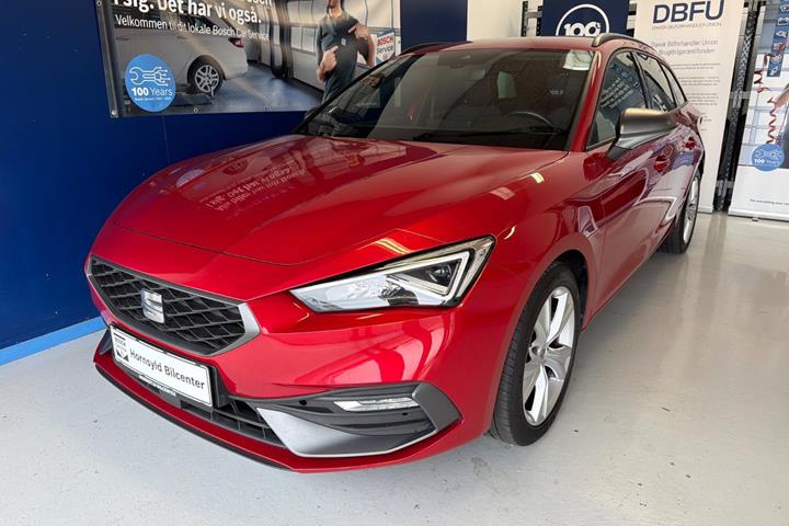 Rød Seat Leon fra 2020