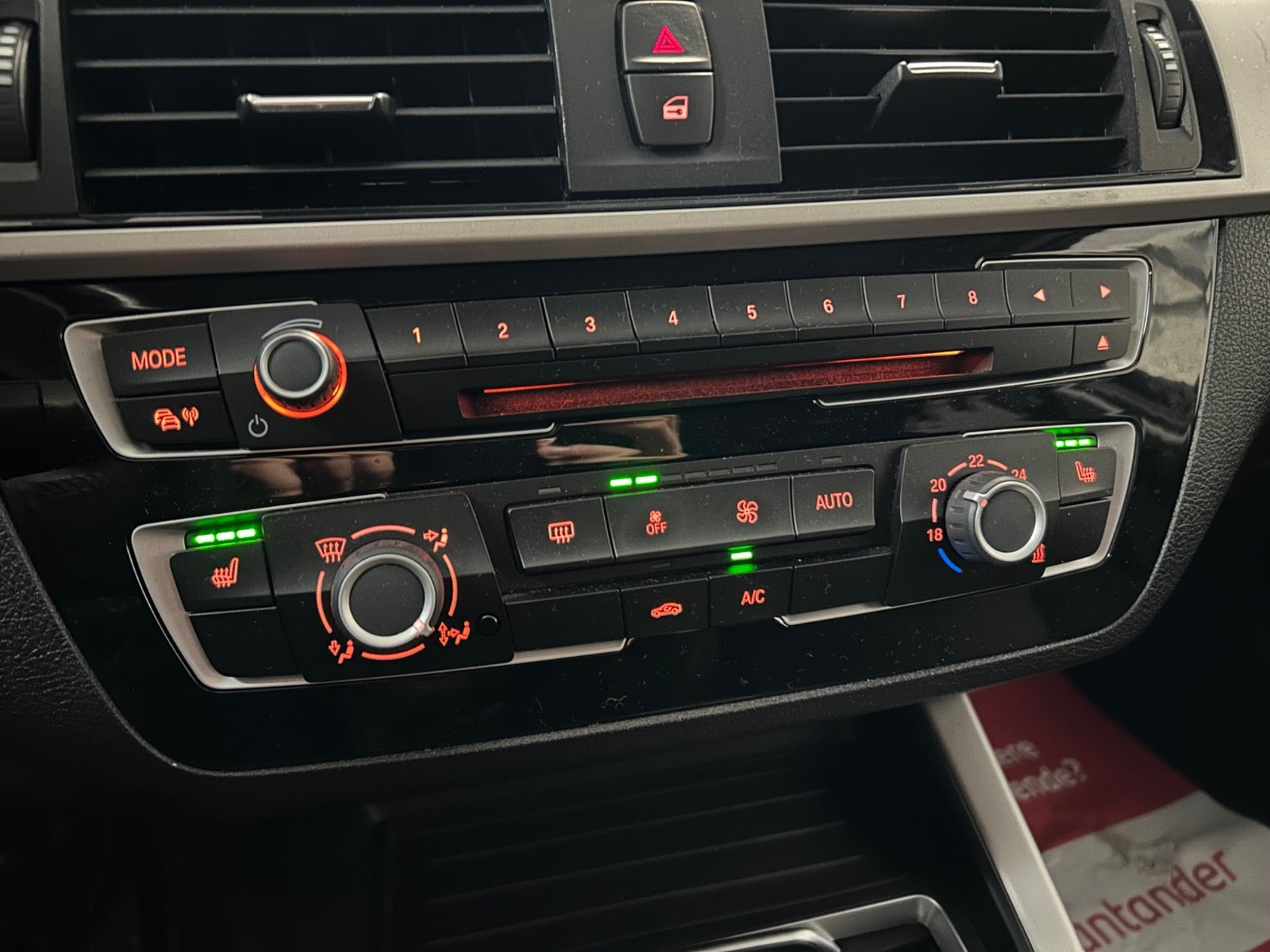 Hvid BMW 118d fra 2018