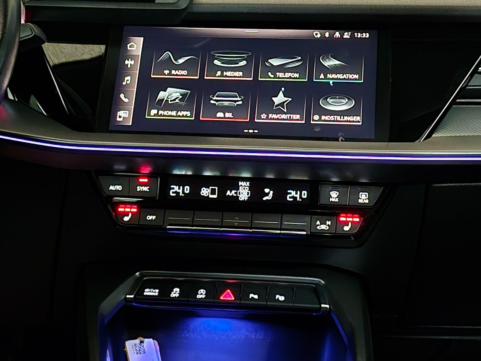 Sort Audi A3 fra 2021