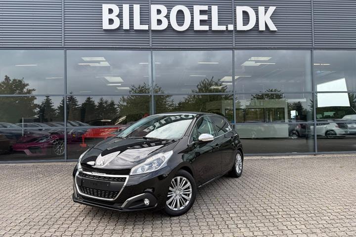 Sort Peugeot 208 fra 2019