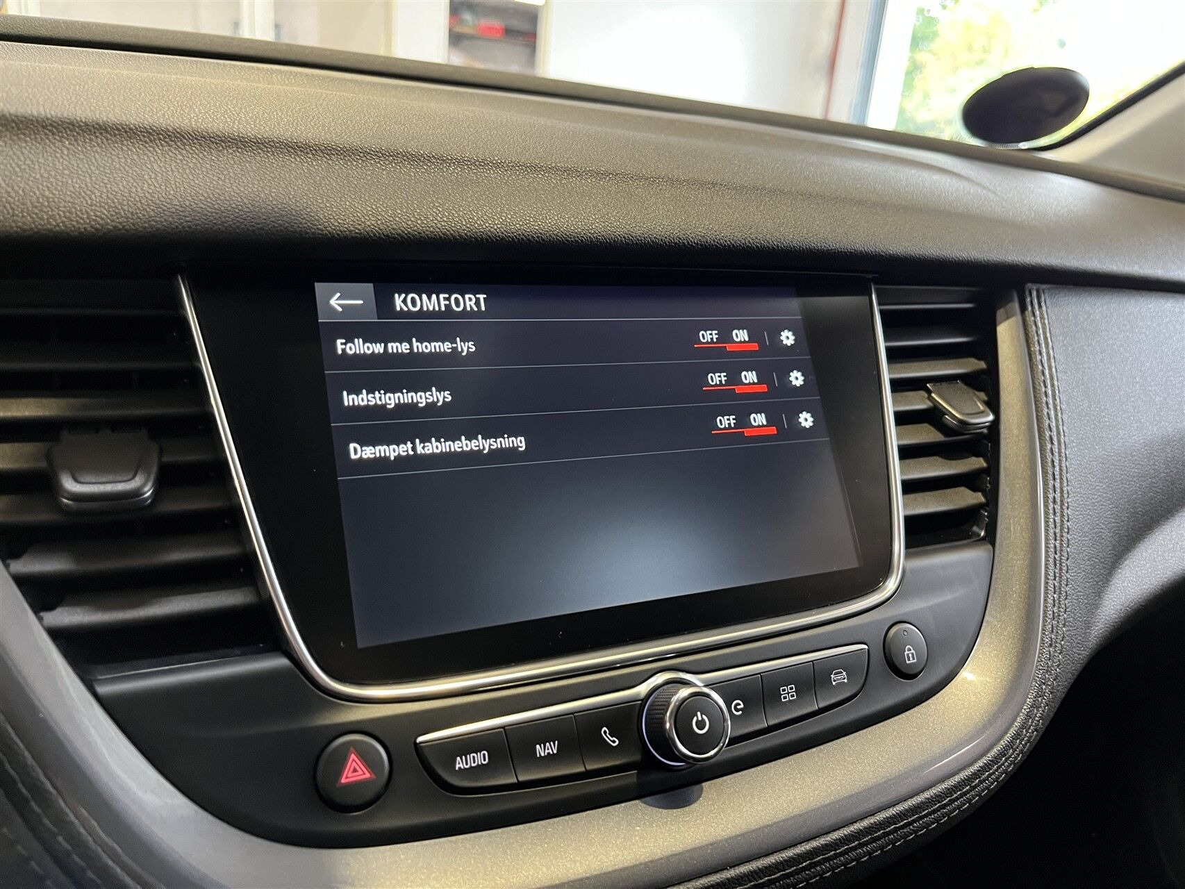 Sort Opel Grandland X fra 2021