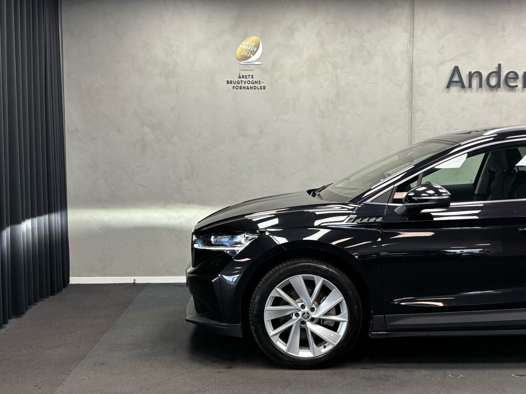 Sort Skoda Enyaq fra 2022