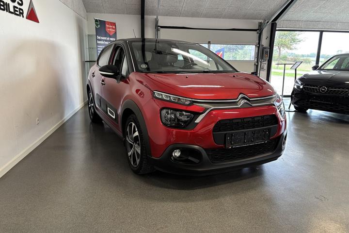 Rød Citroën C3 fra 2021