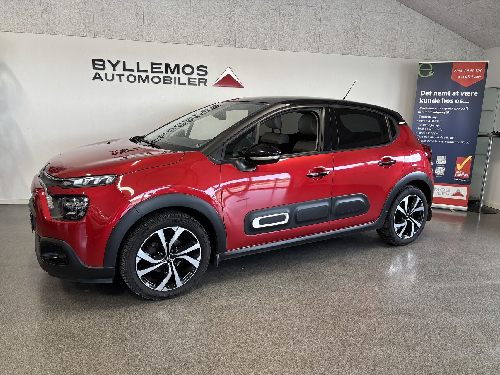 Rød Citroën C3 fra 2021