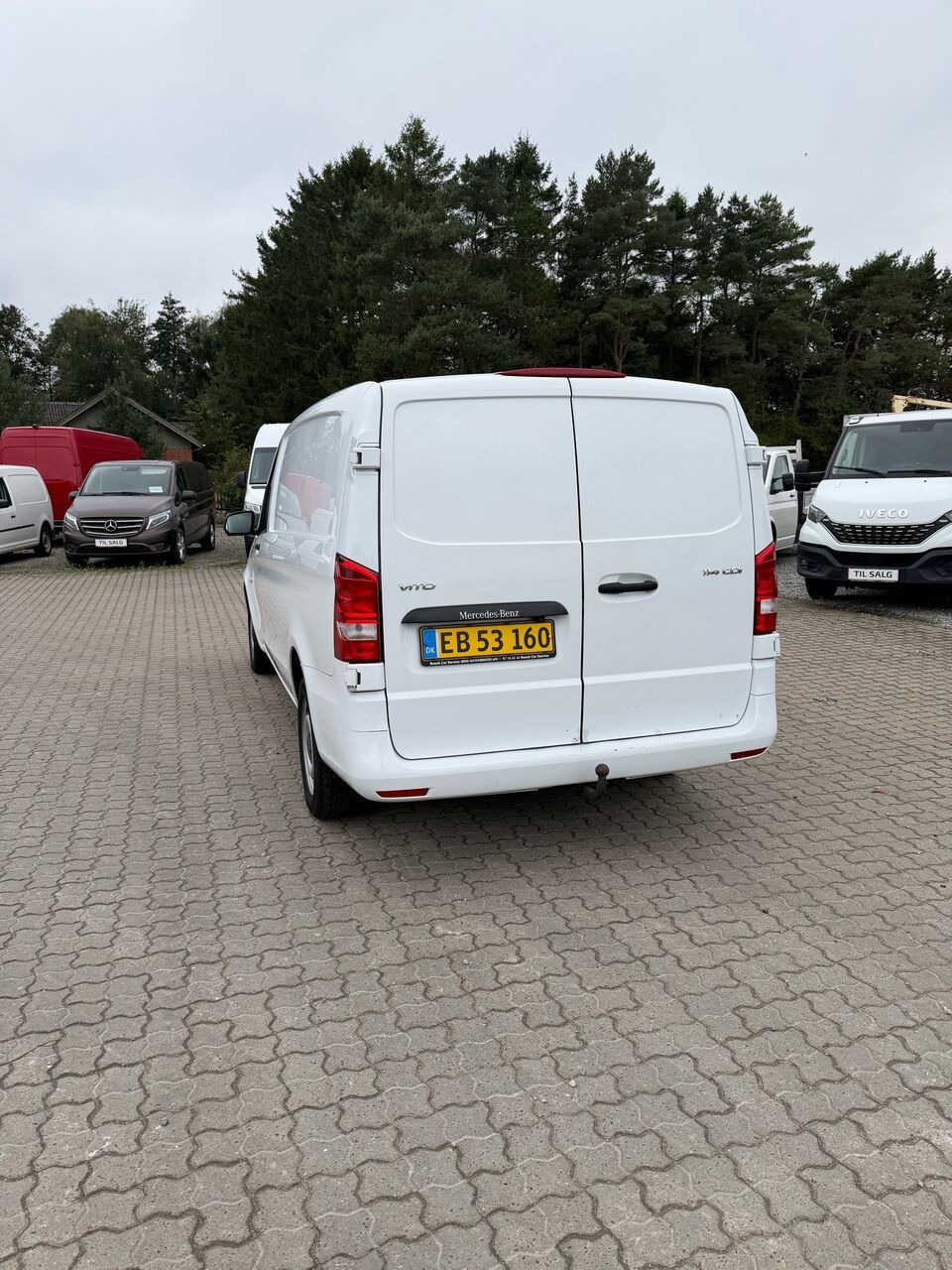 Hvid Mercedes Vito fra 2020