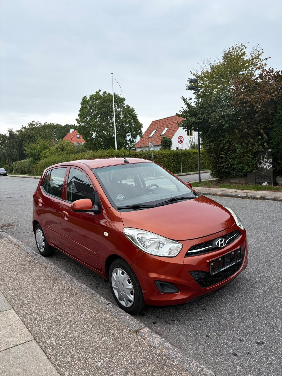Grøn Hyundai i10 fra 2013