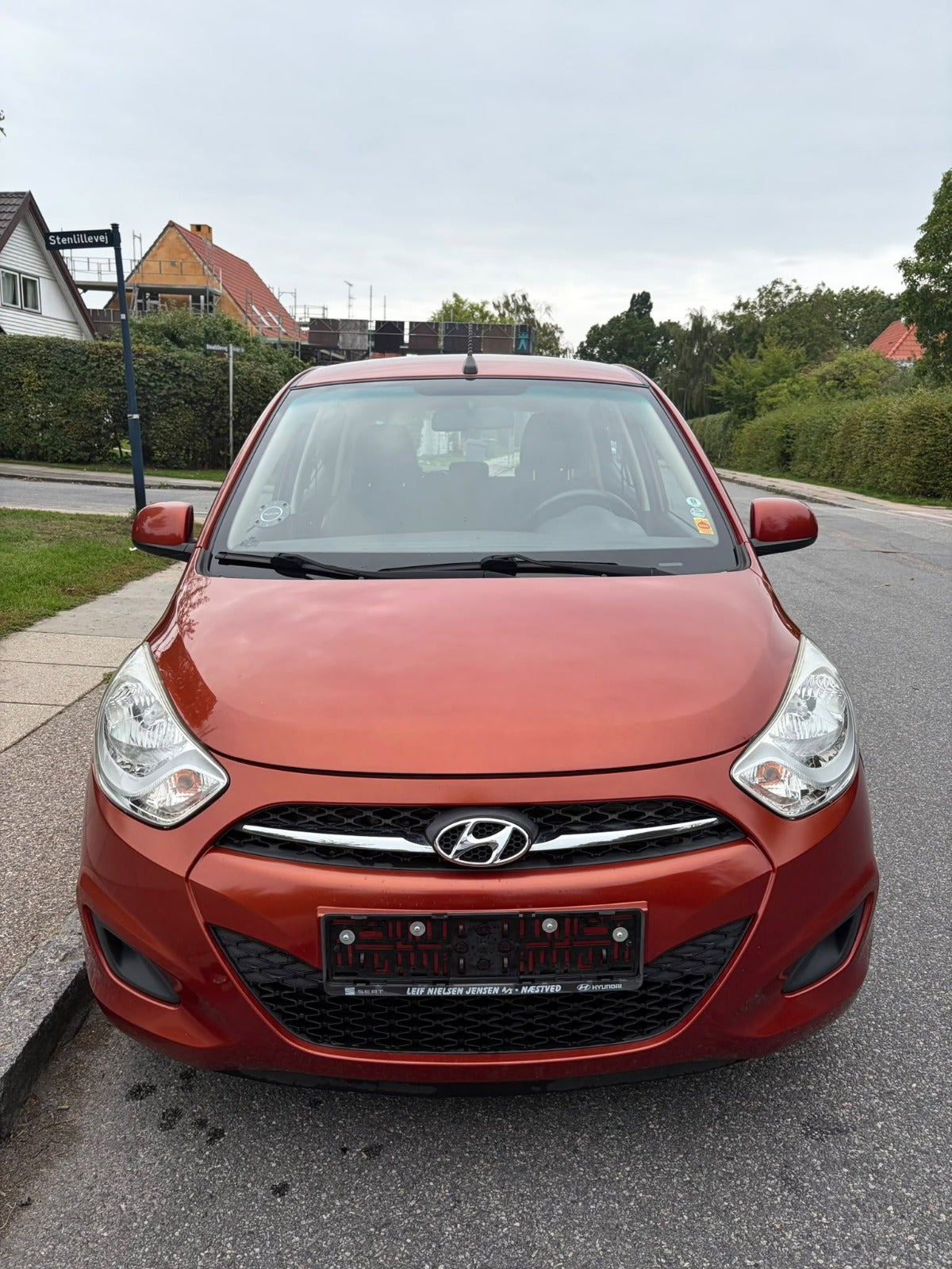 Grøn Hyundai i10 fra 2013