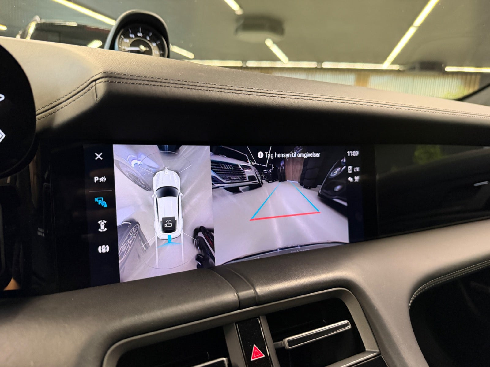 Sort Porsche Taycan 4S fra 2021