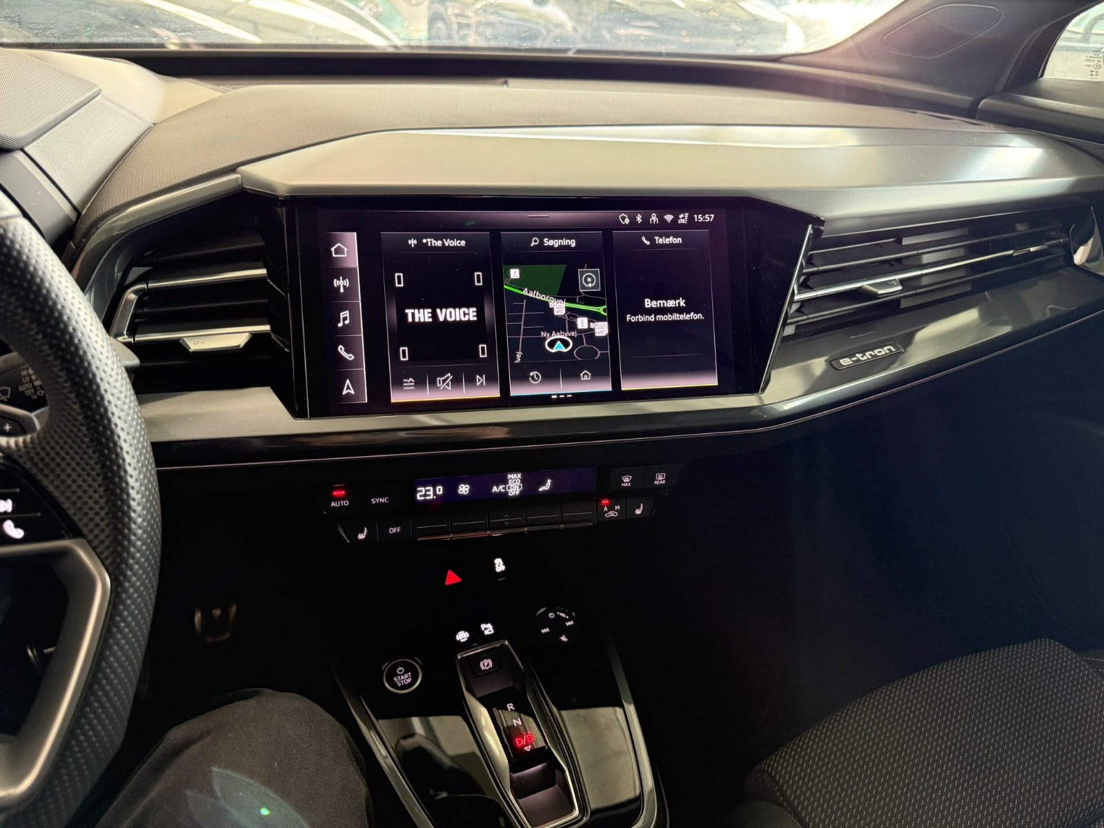 Sort Audi Q4 e-tron fra 2024