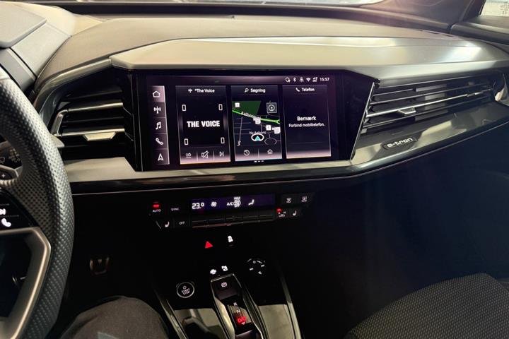 Sort Audi Q4 e-tron fra 2024